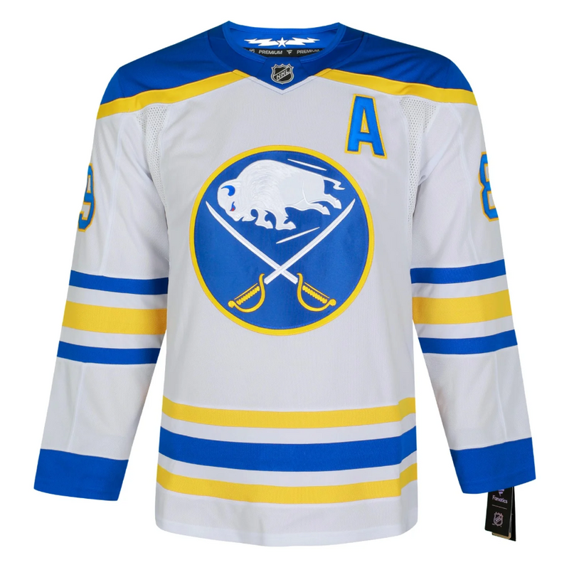 Load image into Gallery viewer, Alex Tuch Signed Buffalo Sabres White Fanatics Premium Jersey
