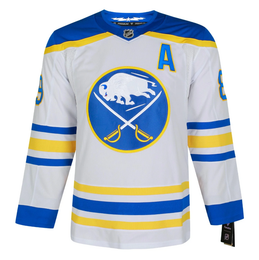 Alex Tuch Signed Buffalo Sabres White Fanatics Premium Jersey