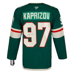 Kirill Kaprizov Autographed Minnesota Wild Fanatics Premium Jersey