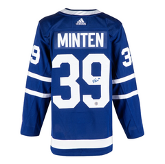 Fraser Minten Autographed Toronto Maple Leafs adidas Jersey