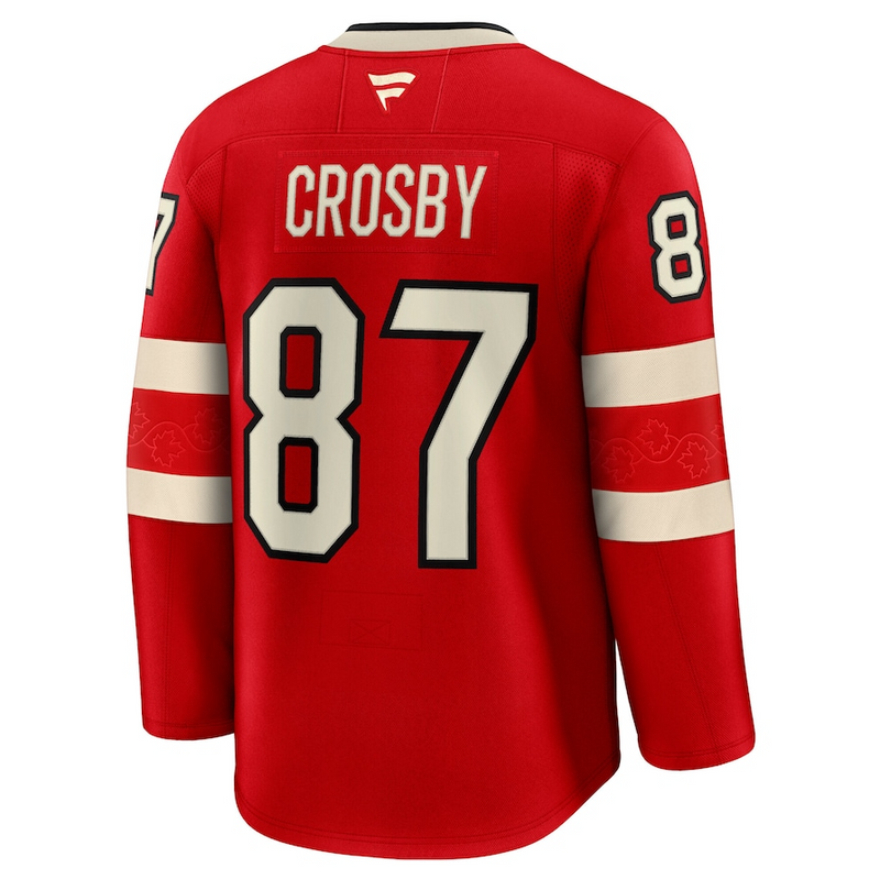 Load image into Gallery viewer, Men&#39;s Canada Sidney Crosby Fanatics Red 2025 4 Nations Face-Off Premium Player Jersey

