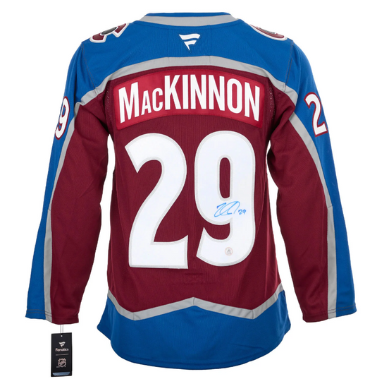Nathan Mackinnon Signed Colorado Avalanche Fanatics Premium Jersey