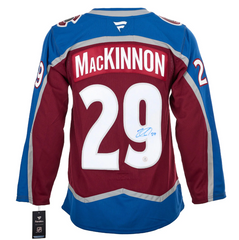 Nathan Mackinnon Signed Colorado Avalanche Fanatics Premium Jersey