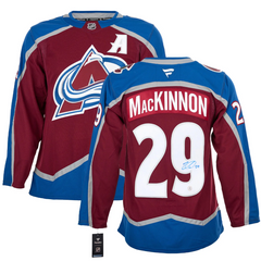 Nathan Mackinnon Signed Colorado Avalanche Fanatics Premium Jersey