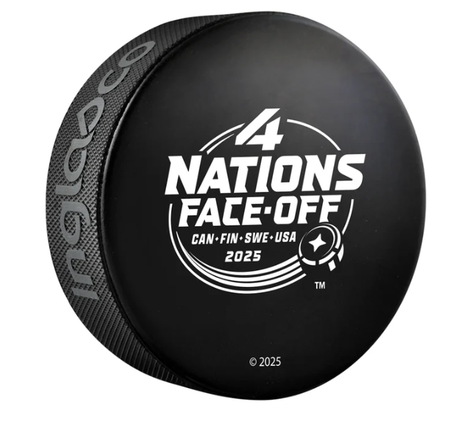 Load image into Gallery viewer, NHL 4 Nations Face-Off 2025 Canada Championship Official Collectors Puck
