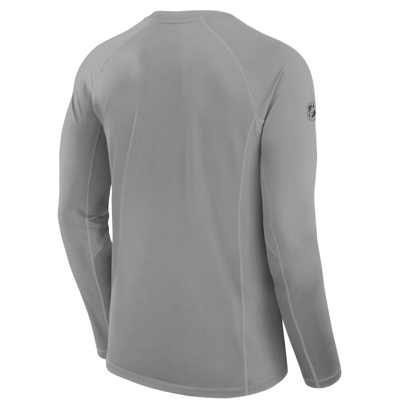 Load image into Gallery viewer, Men&#39;s Fanatics Gray Columbus Blue Jackets 2025 NHL Stadium Series Authentic Pro Long Sleeve Tech T-Shirt
