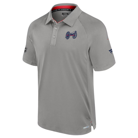 Men's Columbus Blue Jackets Fanatics Gray 2025 NHL Stadium Series Authentic Pro Polo