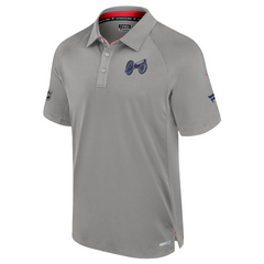 Men's Columbus Blue Jackets Fanatics Gray 2025 NHL Stadium Series Authentic Pro Polo