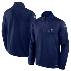 Columbus Blue Jackets Fanatics 2025 NHL Stadium Series Authentic Pro Quarter-Zip Top - Navy