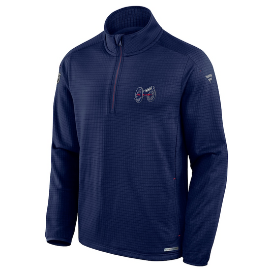 Columbus Blue Jackets Fanatics 2025 NHL Stadium Series Authentic Pro Quarter-Zip Top - Navy