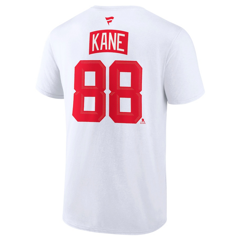 Load image into Gallery viewer, Patrick Kane Detroit Red Wings Fanatics 2025 NHL Stadium Series Authentic Stack Name &amp; Number T-Shirt - White
