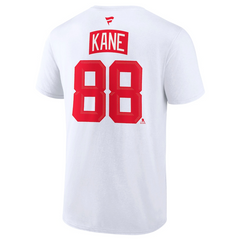 Patrick Kane Detroit Red Wings Fanatics 2025 NHL Stadium Series Authentic Stack Name & Number T-Shirt - White