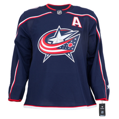 Zach Werenski Autographed Columbus Blue Jackets Fanatics Premium Jersey