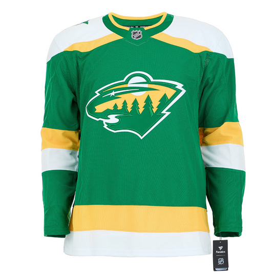 Brock Faber Signed Minnesota Wild Classic Alternate Fanatics Premium Jersey