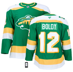 Matt Boldy Signed Minnesota Wild Classic Alternate Fanatics Premium Jersey