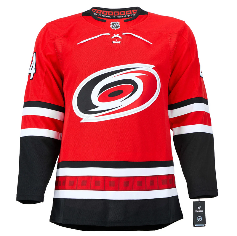 Load image into Gallery viewer, Seth Jarvis Signed Carolina Hurricanes Alt Red Fanatics Premium Jersey
