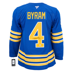 Bowen Byram Autographed Buffalo Sabres Fanatics Premium Jersey