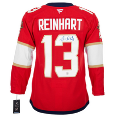 Sam Reinhart Autographed Florida Panthers Fanatics Premium Jersey