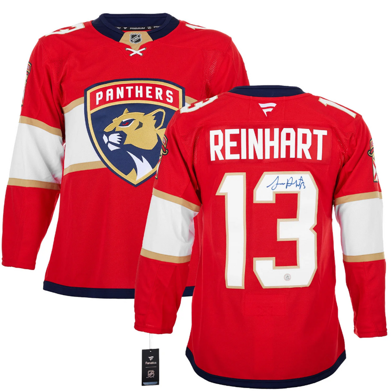 Load image into Gallery viewer, Sam Reinhart Autographed Florida Panthers Fanatics Premium Jersey
