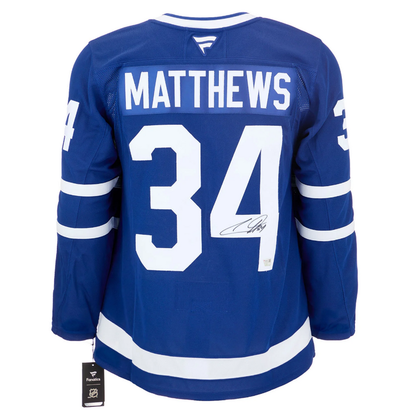 Load image into Gallery viewer, Auston Matthews Autographed Toronto Maple Leafs Fanatics Premium Jersey
