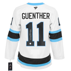 Dylan Guenther Signed Utah Hockey Club White Fanatics Premium Jersey