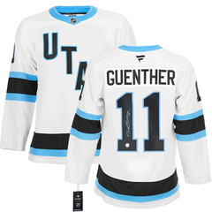 Dylan Guenther Signed Utah Hockey Club White Fanatics Premium Jersey