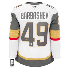 Ivan Barbashev Signed Vegas Golden Knights White Fanatics Premium Jersey