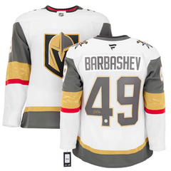 Ivan Barbashev Signed Vegas Golden Knights White Fanatics Premium Jersey