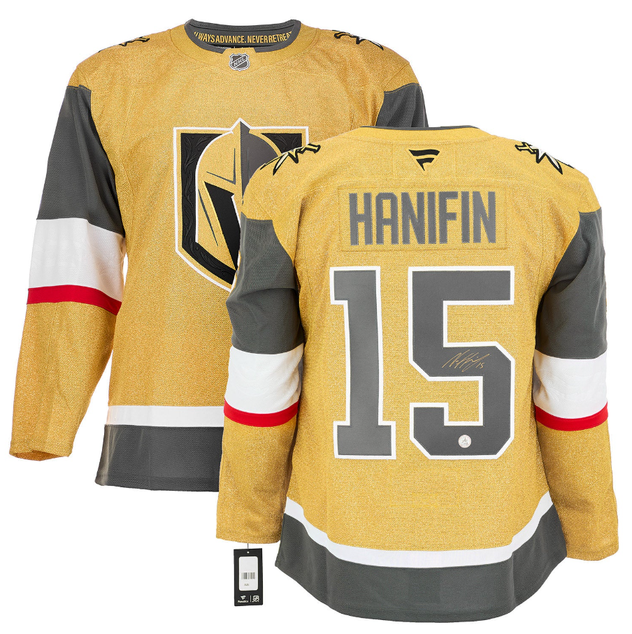 Noah Hanifin Autographed Vegas Golden Knights Fanatics Premium Jersey
