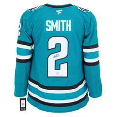 Will Smith Autographed San Jose Sharks Fanatics Premium Jersey