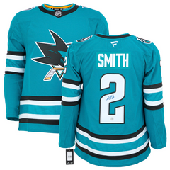 Will Smith Autographed San Jose Sharks Fanatics Premium Jersey