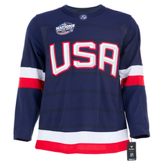 Zach Werenski Signed Team USA 4 Nations Face-Off Fanatics Premium Jersey