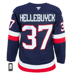 Connor Hellebuyck Signed Team USA 4 Nations Face-Off Fanatics Premium Jersey