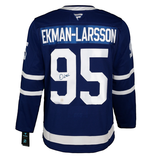 Oliver Ekman-Larsson Signed Toronto Maple Leafs Fanatics Premium Jersey