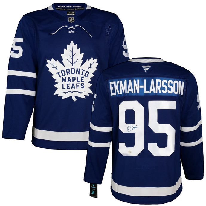 Oliver Ekman-Larsson Signed Toronto Maple Leafs Fanatics Premium Jersey