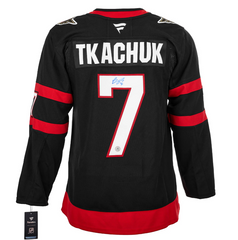 Brady Tkachuk Autographed Ottawa Senators Fanatics Premium Jersey