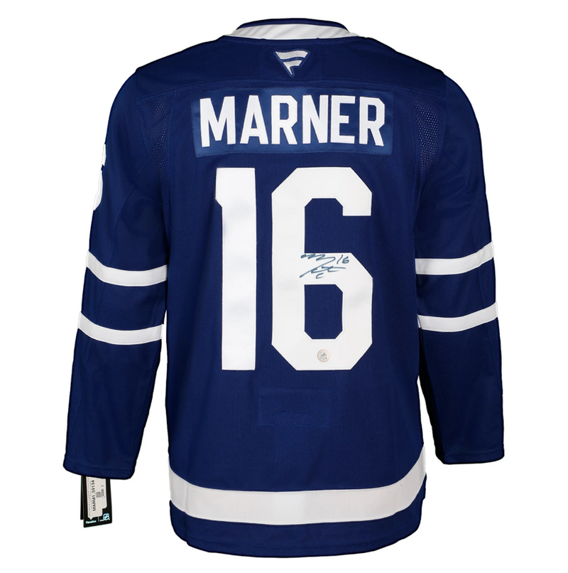 Load image into Gallery viewer, Mitch Marner Autographed Toronto Maple Leafs Fanatics Premium Jersey
