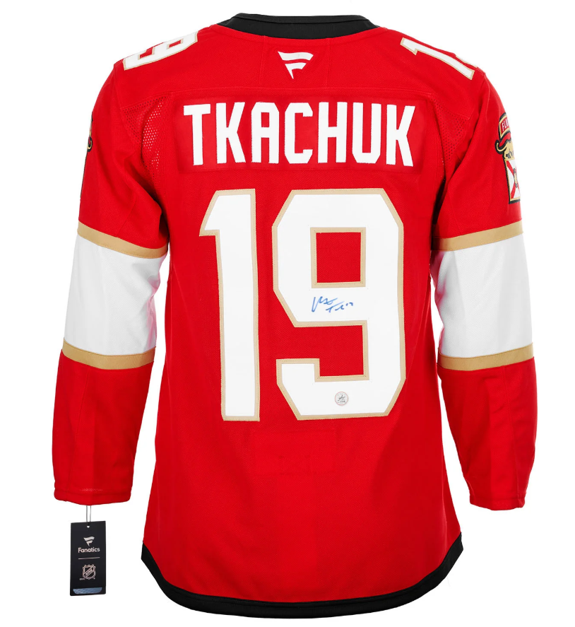 Matthew Tkachuk Autographed Florida Panthers Fanatics Premium Jersey