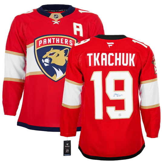Matthew Tkachuk Autographed Florida Panthers Fanatics Premium Jersey