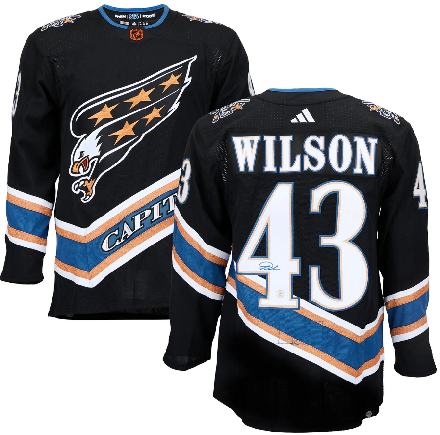 Tom Wilson Signed Washington Capitals Reverse Retro 2.0 adidas Jersey