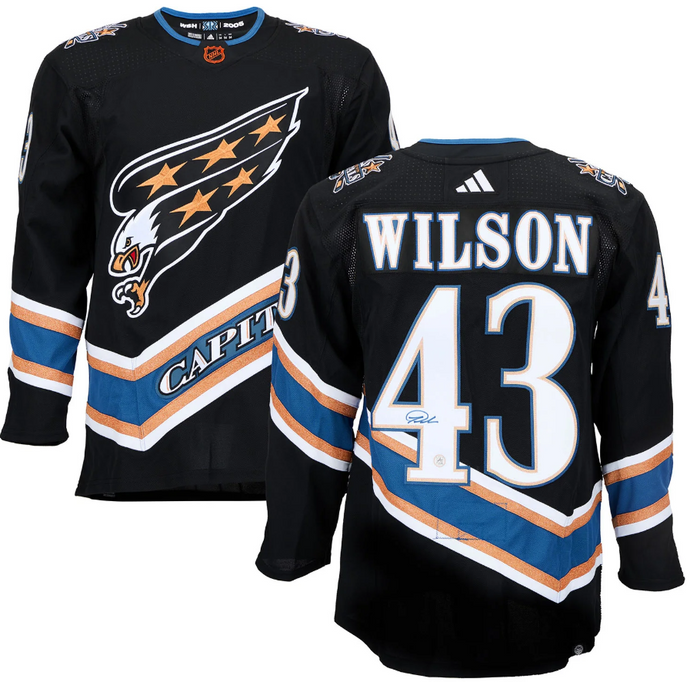 Tom Wilson Signed Washington Capitals Reverse Retro 2.0 adidas Jersey