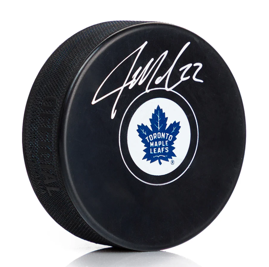 Jake McCabe Autographed Toronto Maple Leafs Hockey Puck