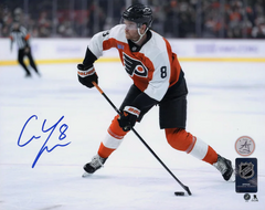 Cam York Autographed Philadelphia Flyers Shooting 8x10 Photo