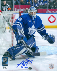 Anthony Stolarz Autographed Toronto Maple Leafs Goalie 8x10 Photo