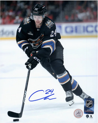 Connor McMichael Signed Washington Capitals Heritage Hockey 8x10 Photo