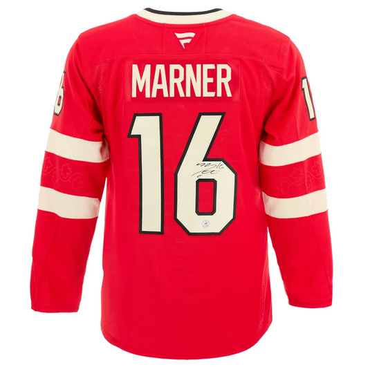 Mitch Marner Signed Team Canada 4 Nations Face-Off Fanatics Premium Jersey