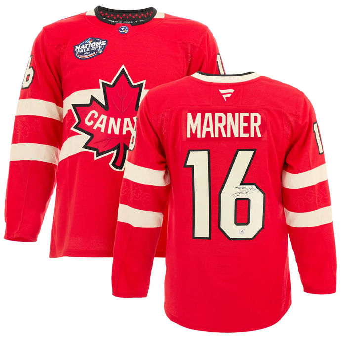 Mitch Marner Signed Team Canada 4 Nations Face-Off Fanatics Premium Jersey