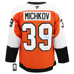 Matvei Michkov Autographed Philadelphia Flyers Fanatics Premium Jersey