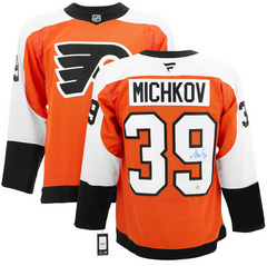 Matvei Michkov Autographed Philadelphia Flyers Fanatics Premium Jersey