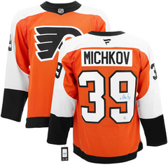 Matvei Michkov Autographed Philadelphia Flyers Fanatics Premium Jersey
